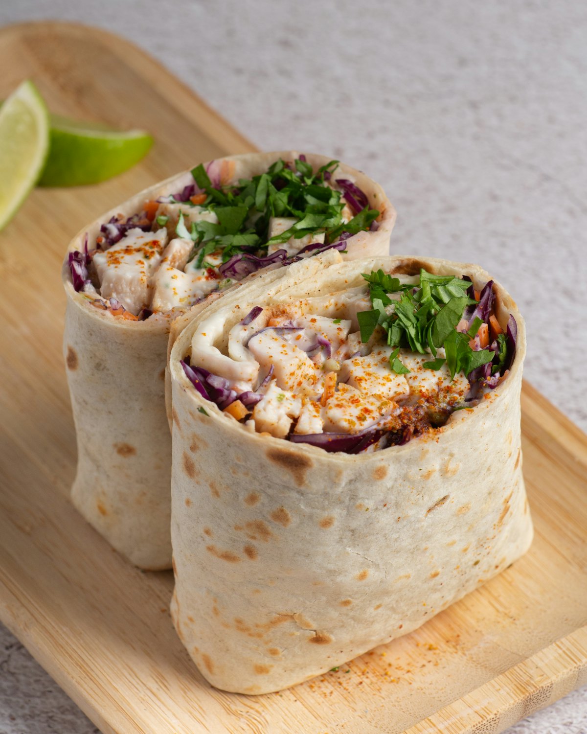 Burrito g&eacute;n&eacute;reux roul&eacute;